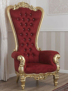 Smarts collection Wooden Royal Wedding Chair Wood // Wood Wedding Chair, Wooden Maharaja Chair Solid Wood Living Room Chair