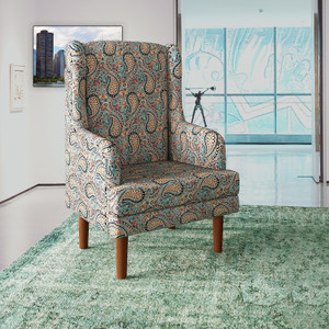 LKBS ART Living Room chair,Wing Chair,Bedroom High Back Arm Rest Chair Foam Living Room Chair