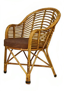 RAINBOW Cane,Wicker ,Bamboo Bait Rattan for ,Home,Cafe,Office comfy chair with Cushion Cane Outdoor Chair