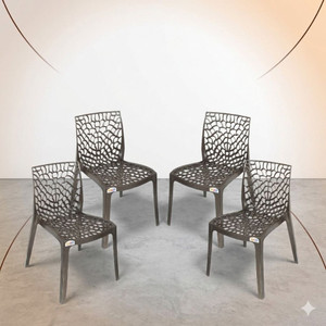 AVRO furniture Spider Heavy Duty, Durable, Stackable, Indoor & Outdoor Use, Living Room Kursi, Plastic Living Room Chair