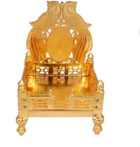TECHZAGE Laddu Gopal Kanha Ji Singhasan For Size 0 To 2 no. Home Temple Decorative Showpiece  -  8 cm