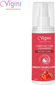 Vigini Strawberry Lubrication Lube Water-Based Massage Gel Men Women Long Time Lubricant