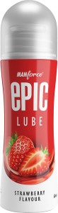 MANFORCE Epic Water Based Lube Strawberry Gel for Men & Women Lubricant
