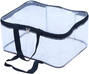 FRENYEAR 1 Water Resistant Transparent Bag for clothes Saree Cover Storage Bag for Home !! Luggage Cover
