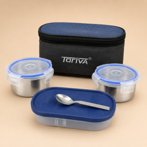 TORIVA EZY MEAL DURO 2 Containers + 1 Roti Box Pack of 2 - Image 6