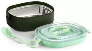 ज़िग्मो Microwave Safe School Collage Office Kids Men Women Girls Lunch Box 1 Containers 1 कंटेनर लंच बॉक्स