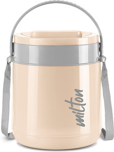MILTON Classic Tiffin 3-Tier Stainless Steel Lunch Box Peach - Image 3