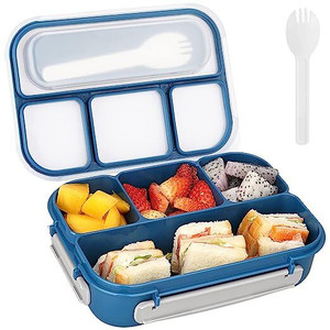 ज़िग्मो Lunch Box Tiffin Box with Bag for Office College School Use(PACK OF 1) 4 कंटेनर लंच बॉक्स