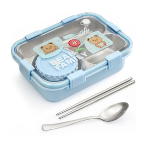 Boxito Steel Leak Proof Lunch Box 3 Containers - Image 6