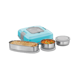 MILTON Flatron 3 Container Stainless Steel Tiffin Box - Image 6