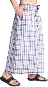 GOWRI TEX Checkered Multicolor Lungi