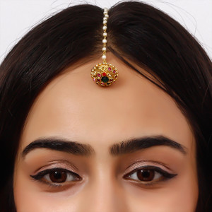 SHUBHAM JEWELLERS Alloy Maang Tikka
