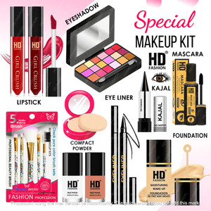 HD Fashion Radiant & Flawless Beauty Makeup Kit Sets for Professionals & Beginners HD-18