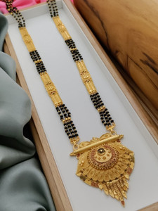 Yuktira Collection Gold Plated Mangal Sutra Brass Mangalsutra