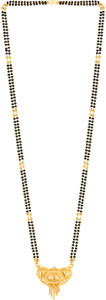 Divastri Mangalsutra Chain Necklace set Pendant Tanmaniya Long Design South Indian Crystal, Metal, Alloy, Enamel, Copper, Stone, Brass Mangalsutra