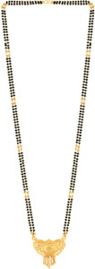 MEENAZ south indian mangalsutra temple design daily simple long 30 inch chain golden Crystal, Metal, Alloy, Enamel, Copper, Brass Mangalsutra