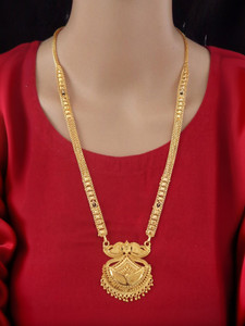 Dency Mangalsutra Tanmaniya Gold Chain Jewellery 28 Inch Brass Mangalsutra