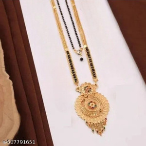 wuzela Best 1 Gram Gold Mangalsutra Brass Mangalsutra