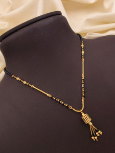 S K D J elegant traditional mangalsutra for women Brass Mangalsutra