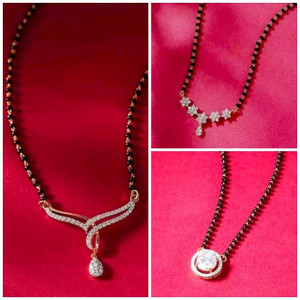 Shiv Shakti Supreme 4. Stylish Combo Set – Bestselling Daily Wear Mangalsutra Pack Alloy Mangalsutra