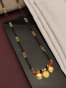 sonuzon enterprise 24" Inch South Indian Vati Mangalsutra maharashtrian vati mangalsutra Brass Mangalsutra