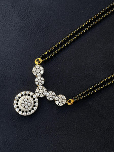 VUQIP fancy new design silver plated for women Alloy Mangalsutra