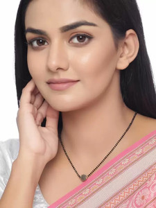 LaChoiceIt Beautiful Traditional Diamond Ball Daily Wear Mangalsutra for Women Brass Mangalsutra