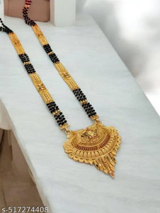wuzela Best 1 Gram Gold Mangalsutra Brass Mangalsutra