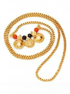 HATRENDZ GOLD PLATED VATI FOR WOMEN Brass Mangalsutra