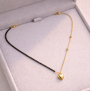 Vedara Stylish Mangalsutra Necklace for Women Daily Wear Stainless Steel Mangalsutra