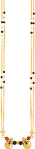 MEENAZ maharashtrian vati mangalsutra 2 wati design south temple traditional mani mala Alloy, Zinc, Copper, Metal, Crystal, Mother of Pearl, Brass Mangalsutra