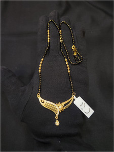 Ansh Enterpris Gram Gold Forming & Antique Imitation Jewellery Mangalsutra Chain 24 in Brass Mangalsutra