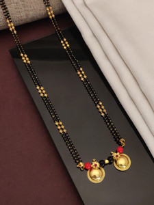 hokozon enterprise 24" Inch South Indian Vati Mangalsutra maharashtrian vati mangalsutra Brass Mangalsutra
