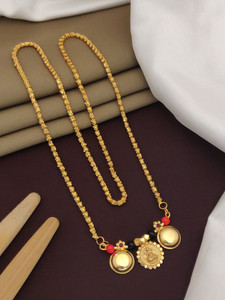sonuzon enterprise Gold Plated South Indian Vati Mangalsutra Brass Mangalsutra