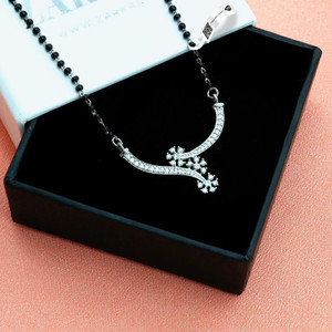 Zarkan Silver Mangalsutra