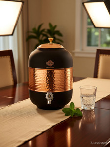 INDIAN ART VILLA 5000 L Copper Water Jug - Image 6