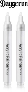 Daggeron Permanent Paint Marker Pen - Water Based Ink - White Color, Write on any surface