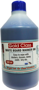 GoldClass White Board Marker Ink, 500ML Suitable for Marker Pens with Multiple Surfaces 500 ml Marker Refill