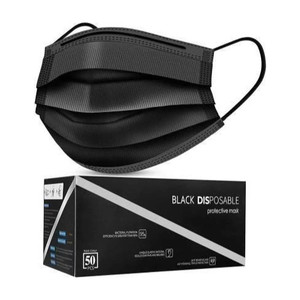 KGKR pack of 50 mask black