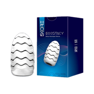 SKORE Eggstacy Personal Massager Sleeve For Him | Soft & Strechy | Waterproof Massager