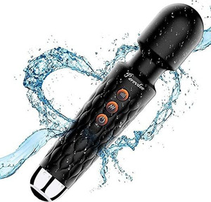 KTOSTON Cordless Personal Body Vibrator Machine for Women & Men 20 Modes Speed of Vibration Modes & Water Resistant Massager