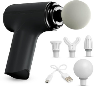 Zovilstore Professional Gun Massager Rechargeable,4 Heads,4 Speed, Percussion for Body Care Muscle Recovery Gun Massager –4 Speed, 4 Heads, Rechargeable Handheld Percussion Massager