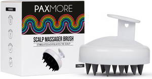 PaxMore Scalp Hair Head Soft Silicone Scrubber Brush For Shampoo To Reduce Dandruff Massager