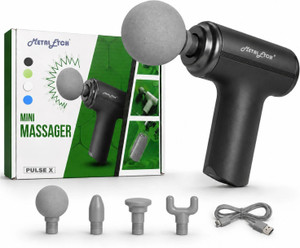 Metal Etch Massager Gun PulseX Massager Gun for Pain Relief |6 Speed Full Body Gun Massager| Body Massage Gun Massager