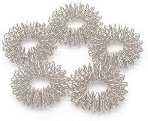 ANCS Sujok Acupressure Finger Massage Ring Kit Set of - 5pc Massager