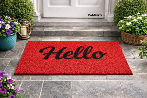 FABMARTS PVC (Polyvinyl Chloride) Door Mat