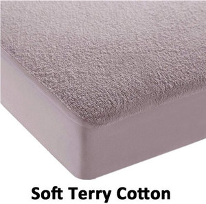 Magixy King Size Fitted Terry Cotton Breathable, Stretchable, Waterproof Mattress Cover