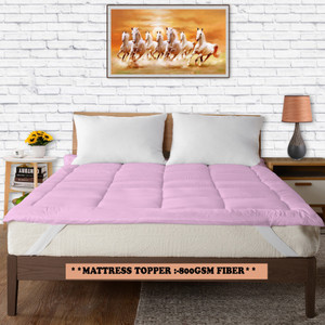 EVERDECOR Mattress Topper Double, King Size Breathable, Stretchable, Waterproof Mattress Cover