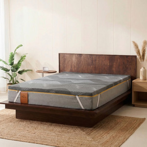 SleepyCat 1 inch (2.54 cm) Single Size Foam Breathable Mattress Topper
