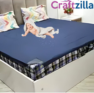 Craftzilla Elastic Strap King Size Waterproof Mattress Cover